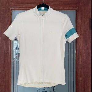 Rapha women’s Teal and Cream Cycling Jersey, Size Medium, excellent condition.